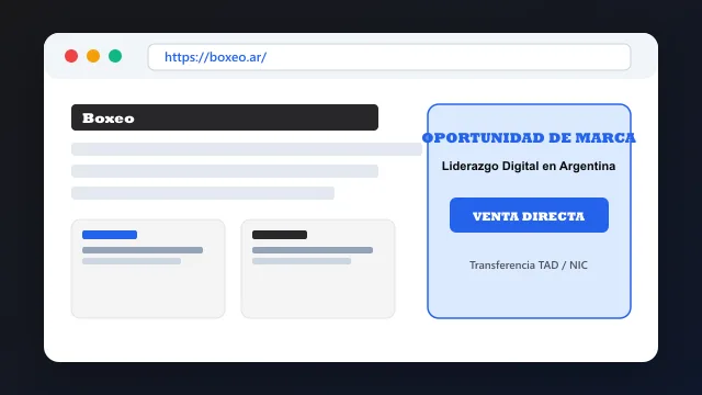 Modelo de aplicación comercial y proyectos digitales para boxeo.ar